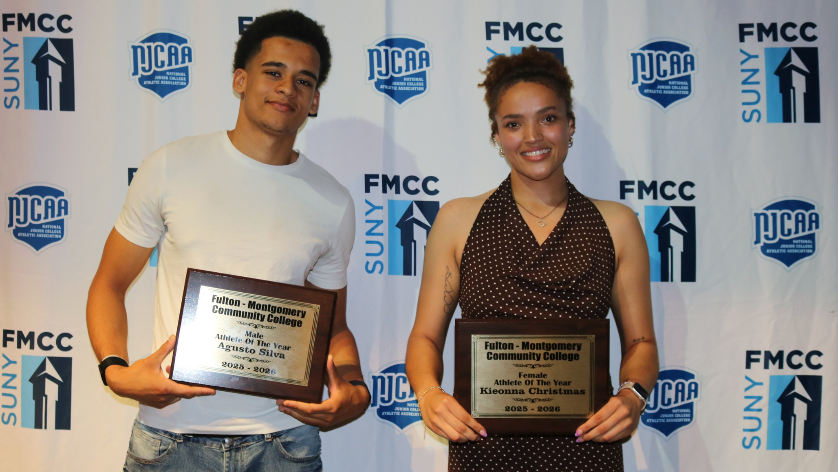 Augusto Silva and Kieonna Christmas were named Athletes of the Year.